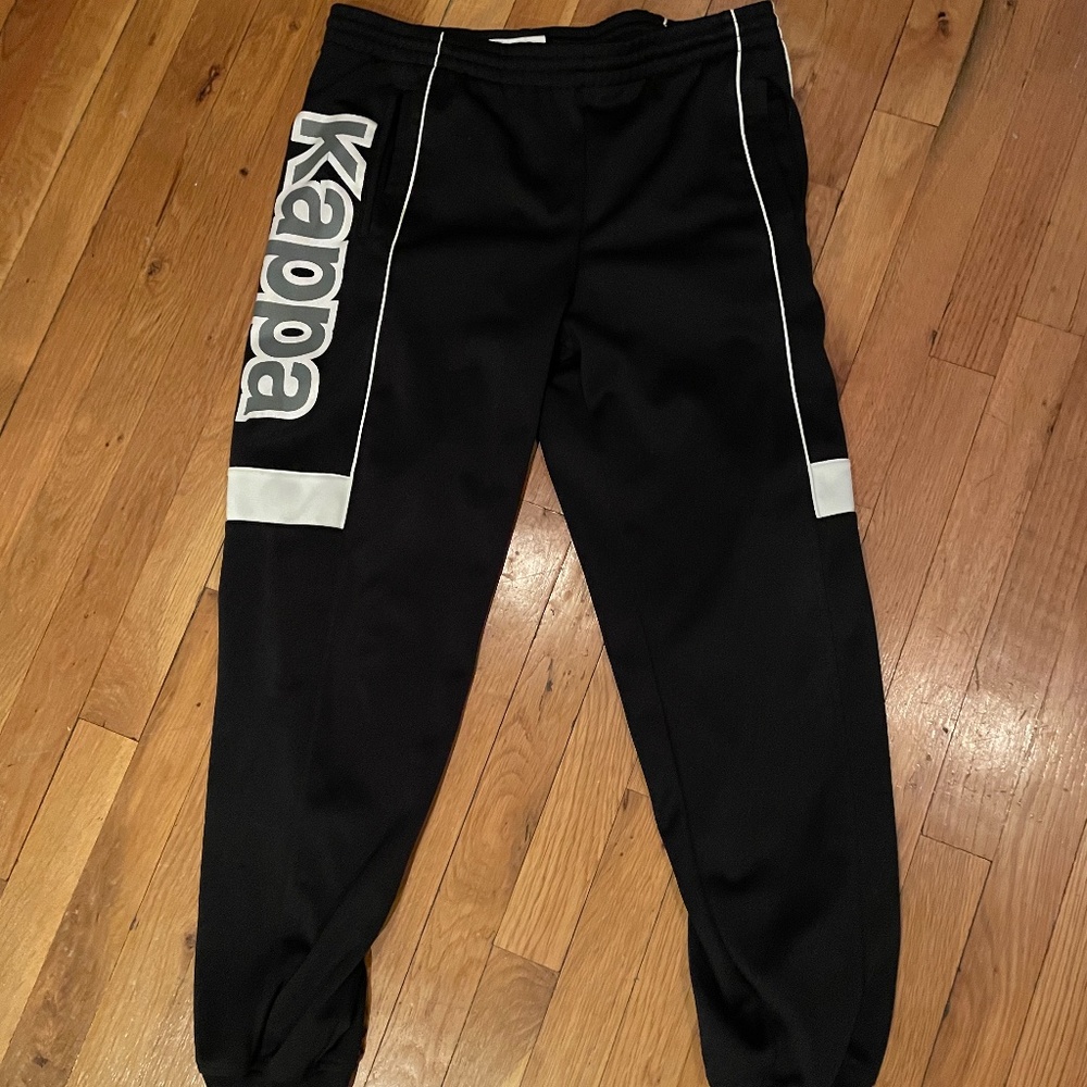 Men’s Kappa joggers sweatpants small black